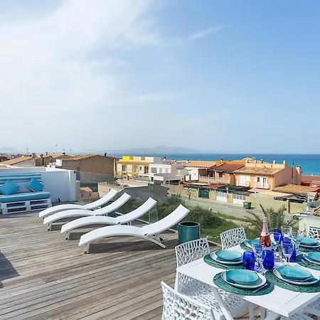 Sea View House With Terrace 샬레 손 세라 데 마리나